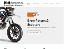Tablet Screenshot of hvamotoren.nl